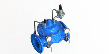 A200 दबाव घटाने वाला वाल्व नायलॉन डायफ्राम SS304 EPOXY कोटिंग फ्लैंज कनेक्शन