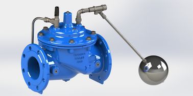 स्टेनलेस स्टील पायलट के साथ EPOXY कोटेड मॉड्यूलेटिंग फ्लोट कंट्रोल वाल्व